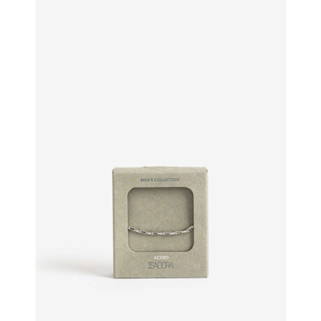 Pulsera De Acero Men´s Collection Plateado