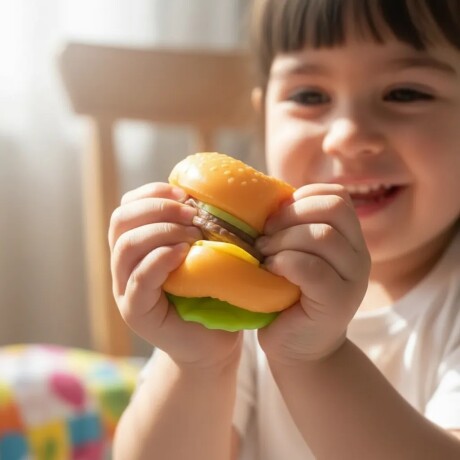 Juguete Squishy Hamburguesa Pequeña para Niños 001