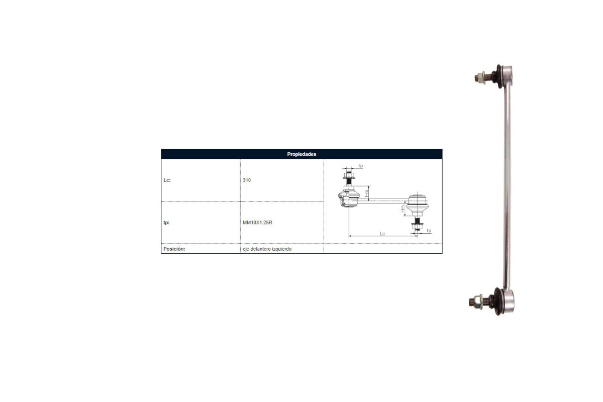 Bieleta Honda Fit 14-25 Izq Bieleta Honda Fit 14-25 Izq