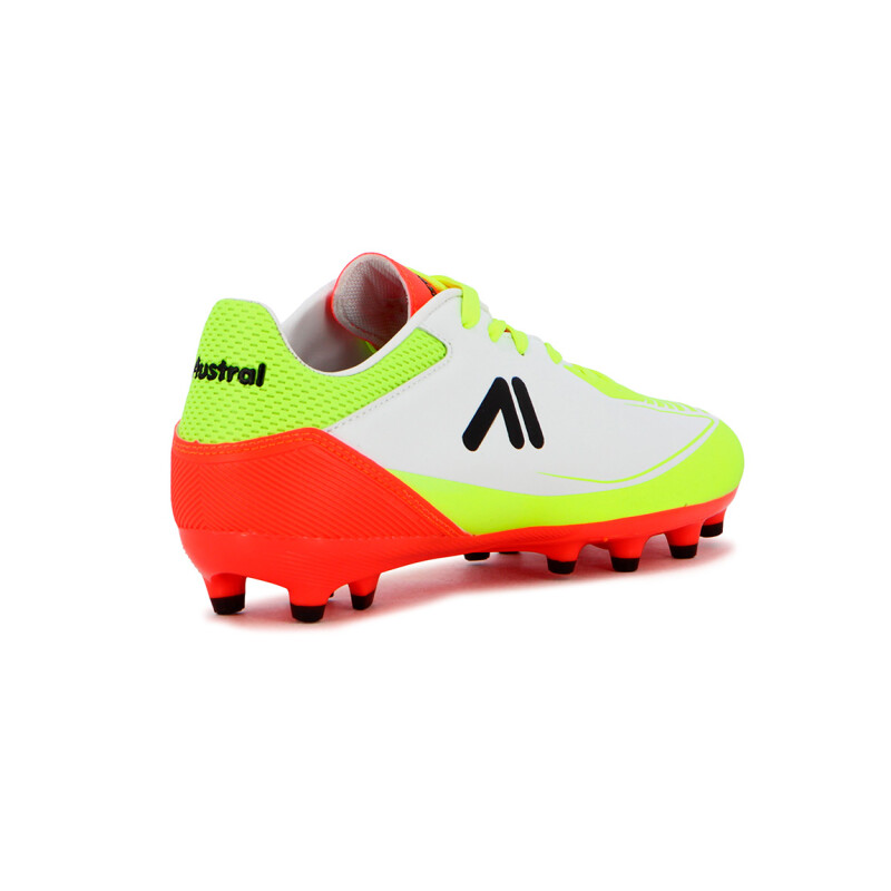 Calzado Austral Soccer - Blast Md / Teen Blanco-amarillo