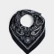 Pañuelos Raso Boho Pañuelo Paisley Negro - Negro