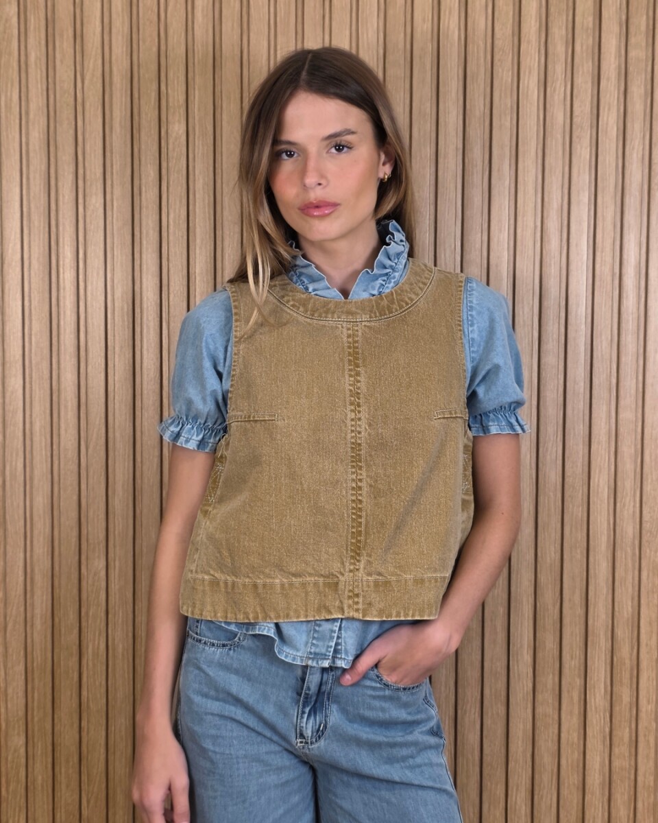 Chaleco Cadaqués - Denim Cepia 