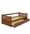 Cama Marinera 1 Plaza Pino Marron TOTA