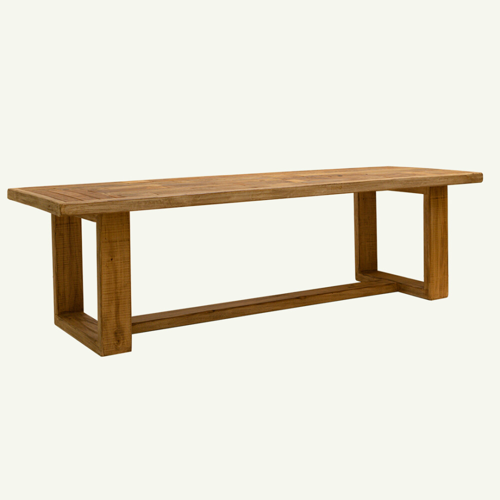 Mesa de living con maderas recicladas 150x55x45h Mesa de living con maderas recicladas 150x55x45h