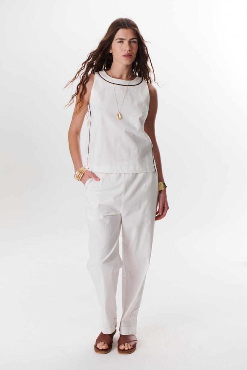 TOP LINO STRECH VIVI BLANCO