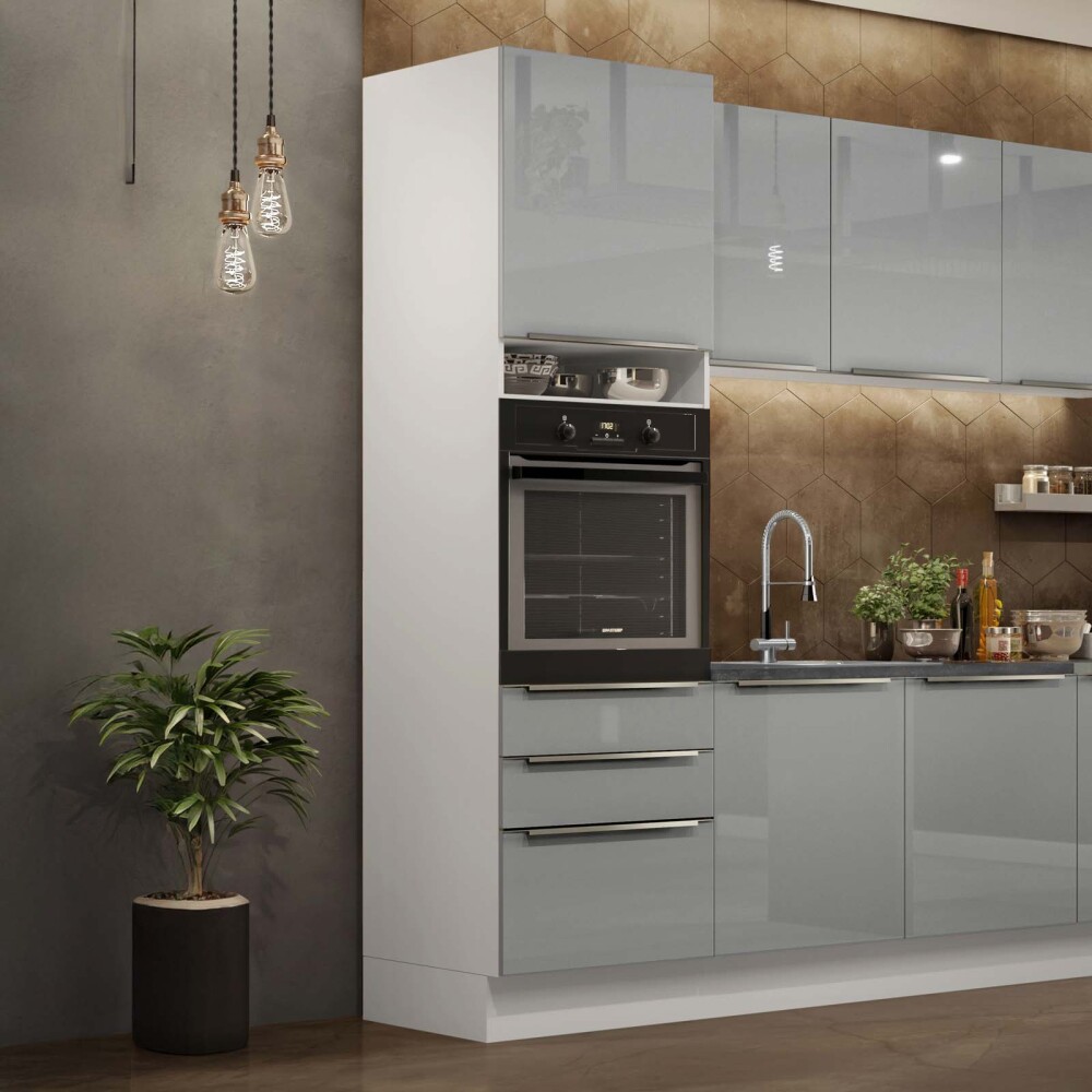 ARMARIO DE COCINA 60 CM MDP BLANCO LUX