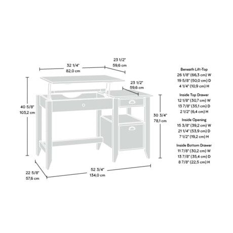 Escritorio Articulado Sauder Linea Shoal Creek