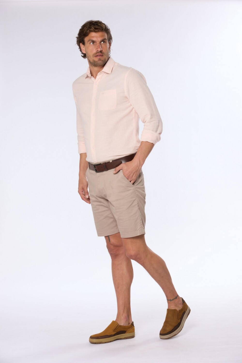 BERMUDA CLASICA Beige