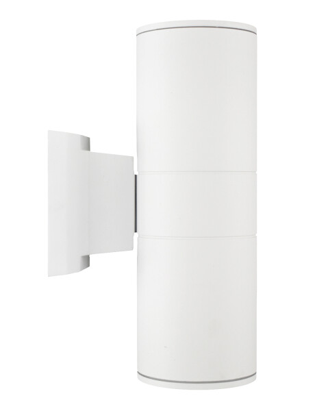Lámpara Exterior Doble en Aluminio Lumax Modelo Stafford Blanco