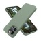 PROTECTOR CASE DE SILICONA PARA IPHONE 14 PLUS Verde militar