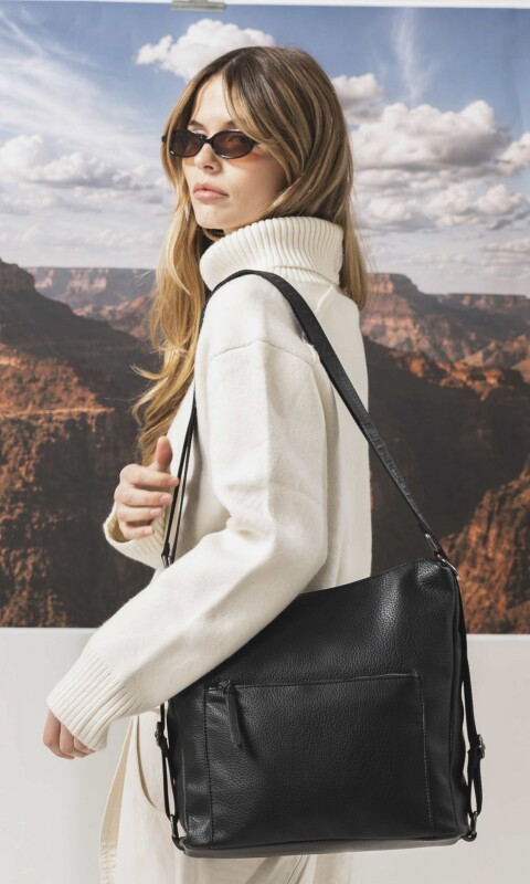 CARTERA MOCHILA KELLY NEGRO
