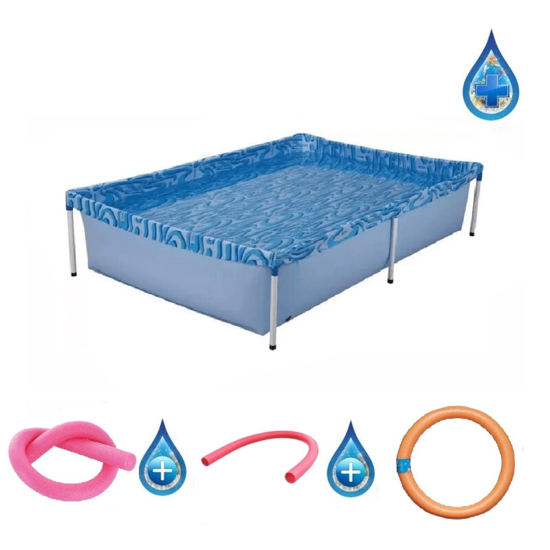 PISCINA INFANTIL 1000 LTS MOR LONA REFORZADA + REGALOS PISCINA INFANTIL 1000 LTS MOR LONA REFORZADA + REGALOS