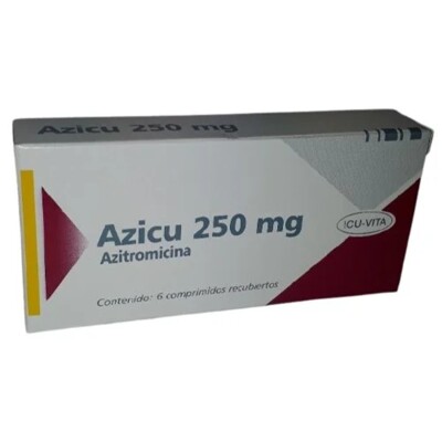 Azicu 250 Mg. 6 Comp. Azicu 250 Mg. 6 Comp.