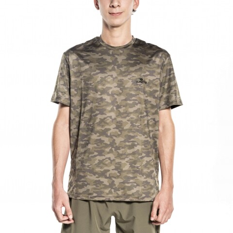RAPID RUNNING T-SHIRT MEN CAMO BLUE CAMO GREEN