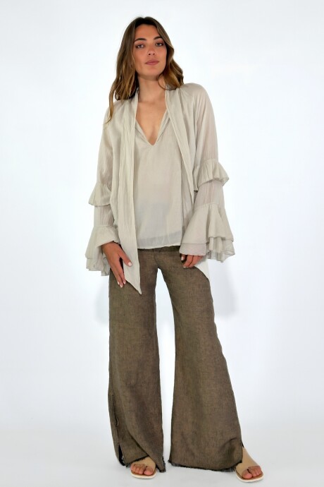 CAMISA CETARA Beige