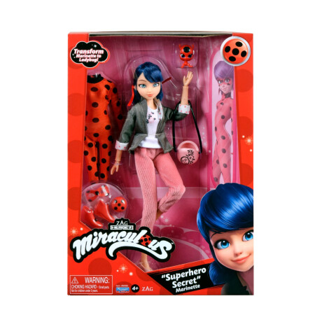 Muñeca Miraculous Cambios De Ropa Marinette - Ladybug