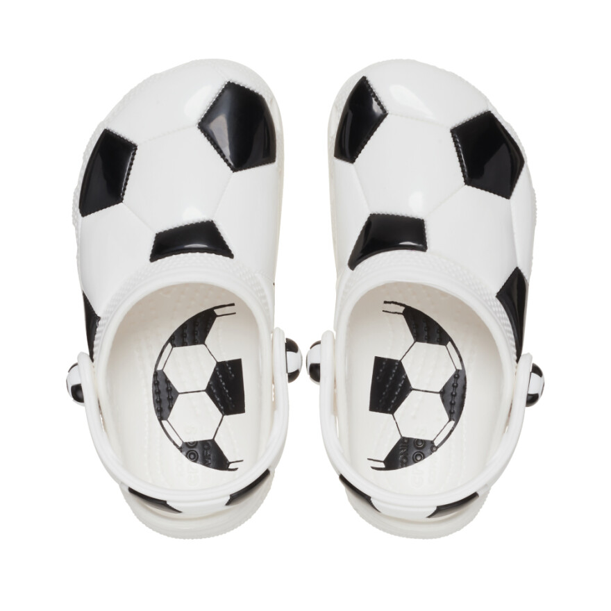 Classic Soccer Ball Clog T - Niños 1 a 5 años White/black