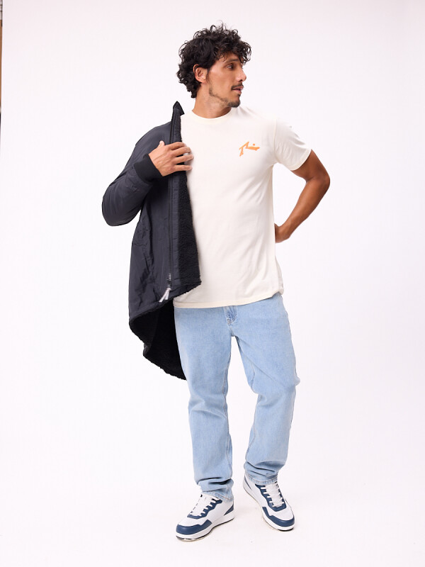 CAMPERA OLEGAR ( SHERPA) RUSTY Negro