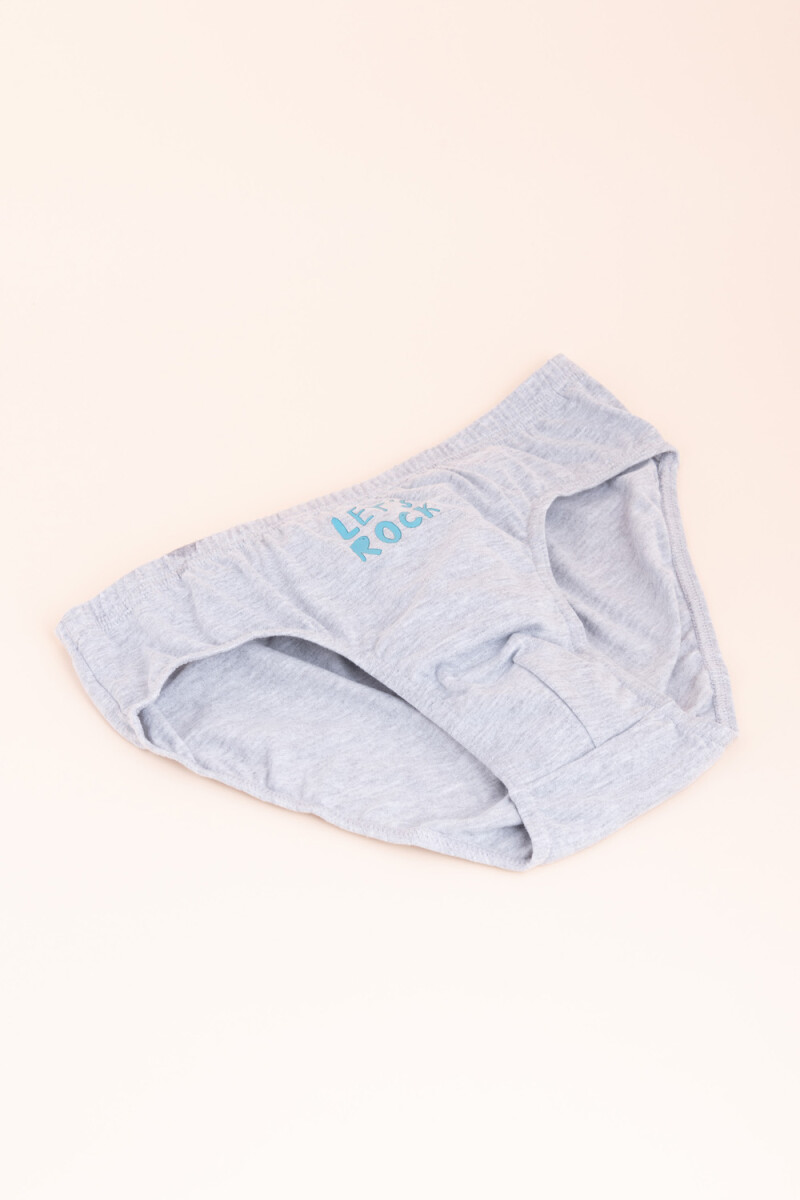 Pack x 2 slip estampa Rock