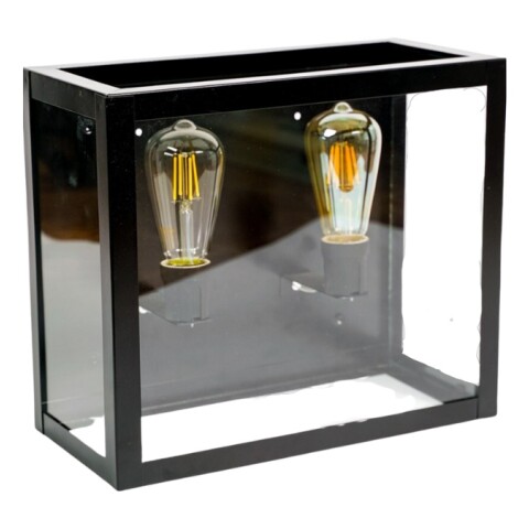 FAROL 2L CONI NG E27 CHAPA/VIDRIO FAROL 2L CONI NG E27 CHAPA/VIDRIO
