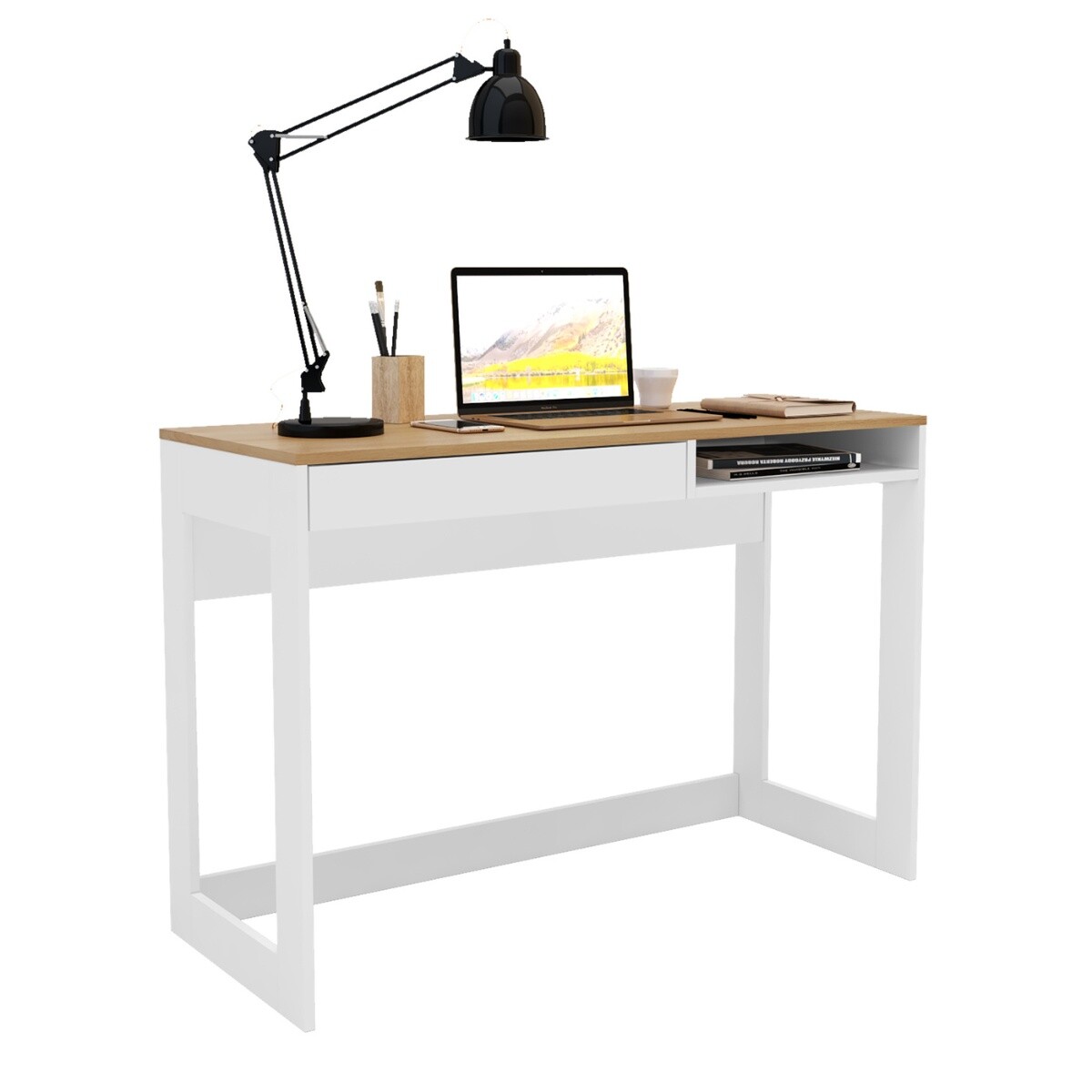 Escritorio Rocklin - White y Aveiro 