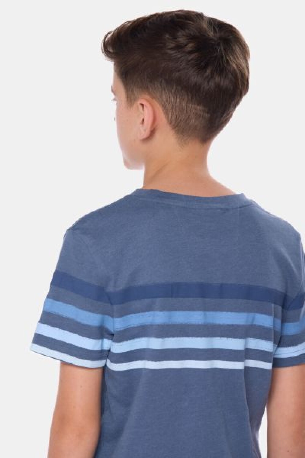 REMERA RAYADA Piedra