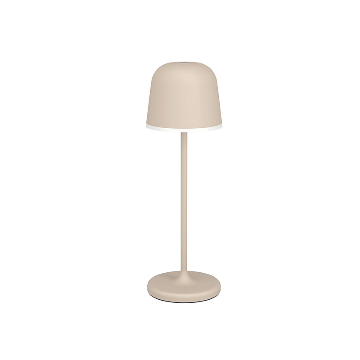 Portátil LED inalámbrica beige p/exterior cálida - EG0494 