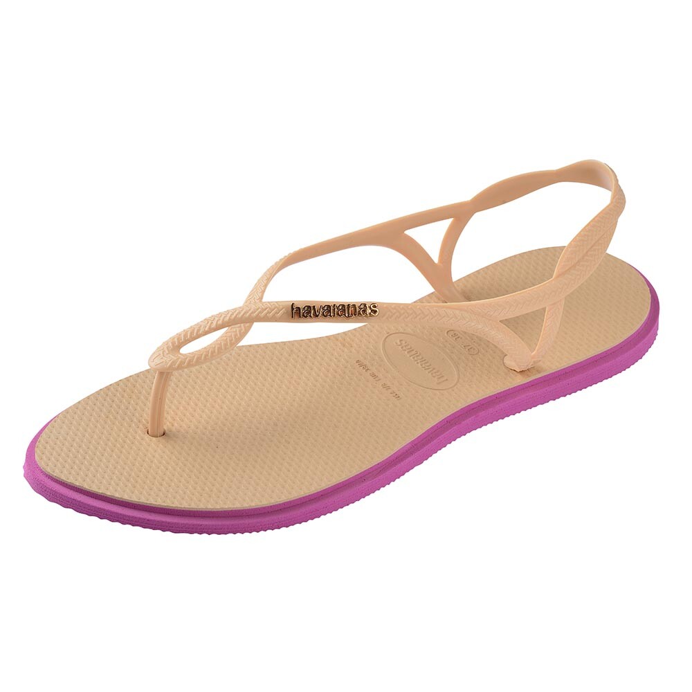 Sandalias Havaianas Luna Point Mujer Dorado/Rosa Gum