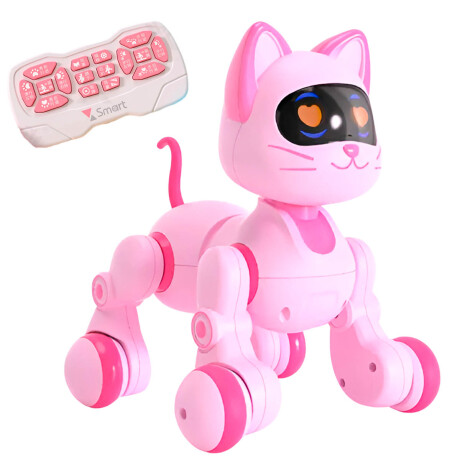 Mascota Robot Inteligente Control Remoto Con Sonido Rosa