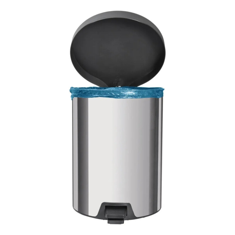 Papelera Basurero Tramontina con pedal Inox de 5 litros Papelera Basurero Tramontina con pedal Inox de 5 litros