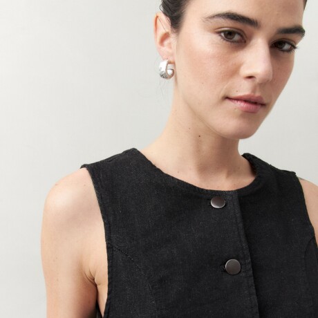 CHALECO ROMAN Negro