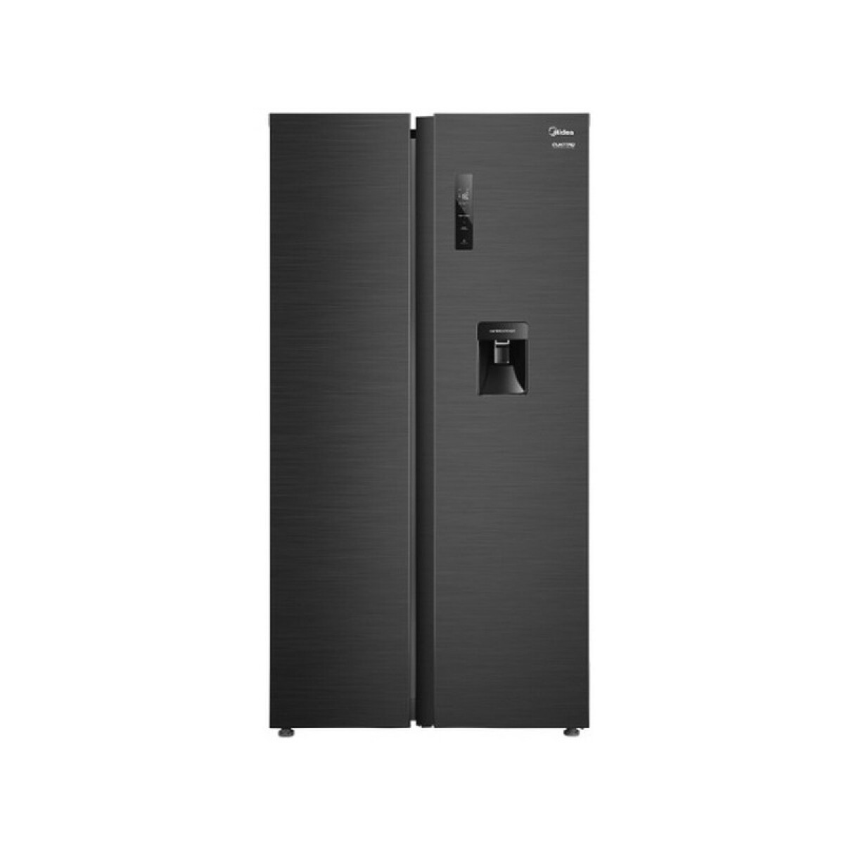 HELADERA MIDEA SIDE BY SIDE 587 lTS. BLACK. INVERTER 