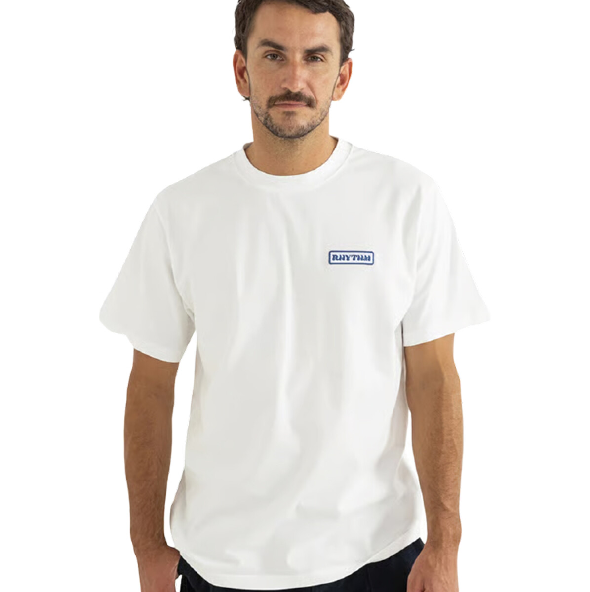 Remera Rhythm Mechanics Vintage - Blanco 