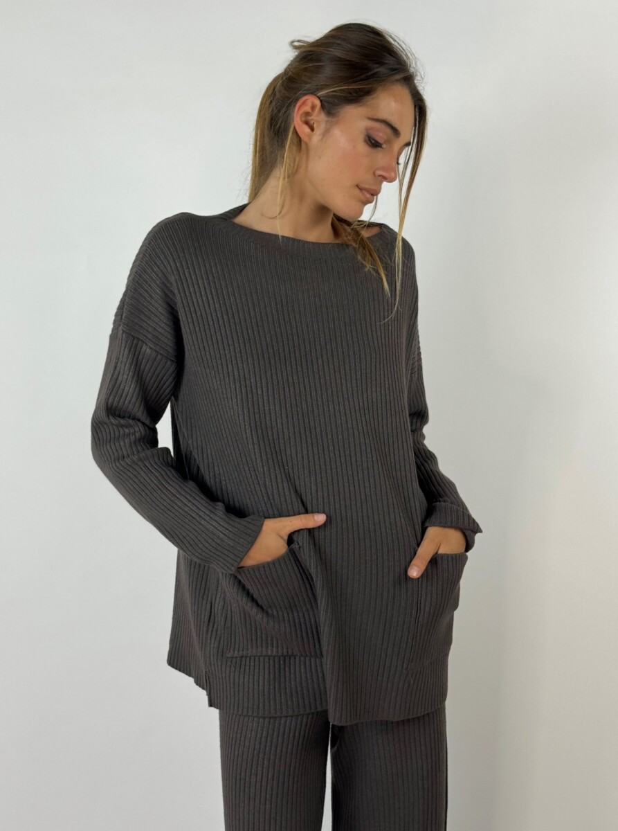 SWEATER AURELIO - MARRON 