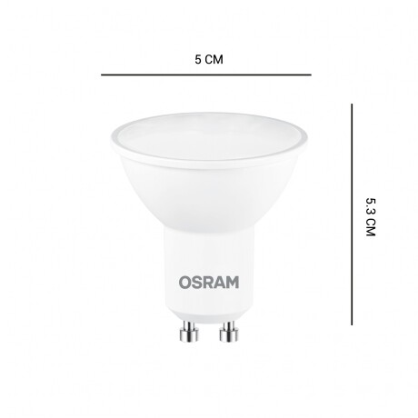 DICROICA LED OSRAM GU10 7W Dicroica LED GU10 PAR16 7W 110º Luz Cálida OSRAM