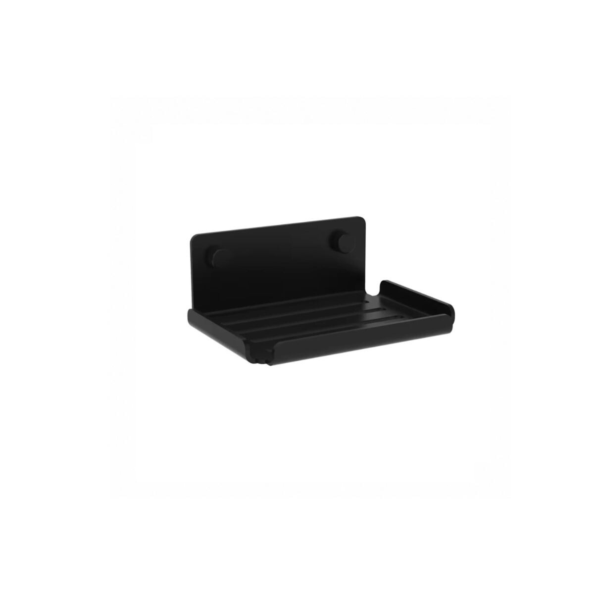 Jabonera De Pared Negro Mate 