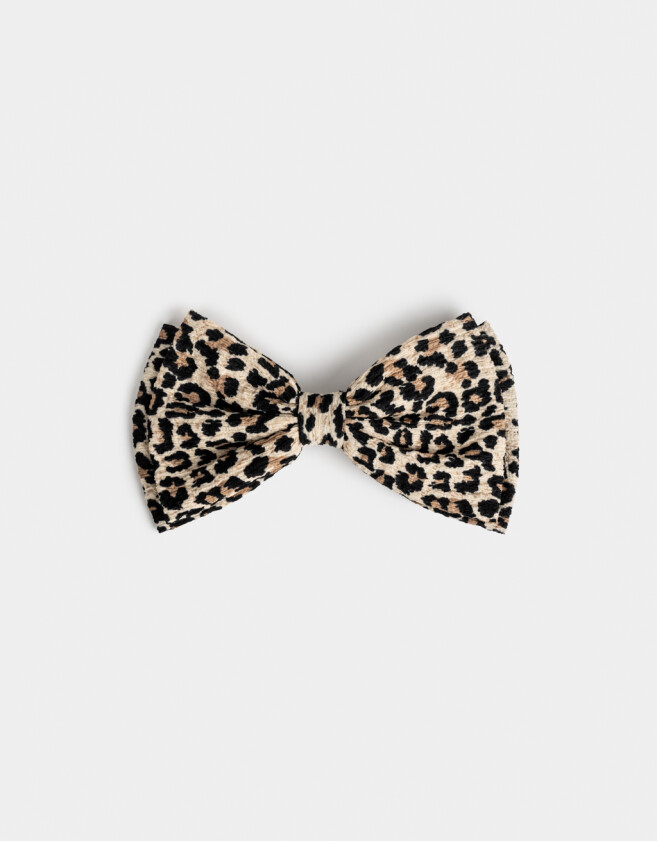 Hebillas Francesas Animal Print Hebilla Francesa Moño Animal Print - Estampado Animal Print