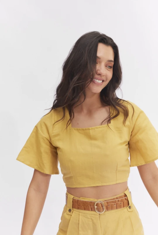 Top Jacinta Mostaza