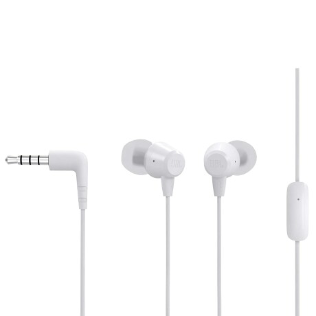 Auriculares Cableados JBL C50HI Con Micrófono - White Auriculares Cableados JBL C50HI Con Micrófono - White