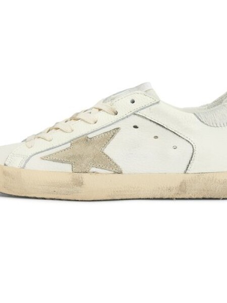 Golden Goose-Championes de cuero, Super Star Classic Blanco