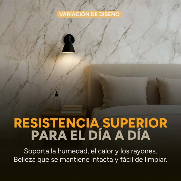 Placa PVC Símil Mármol 2,44x1,22m 3mm Resistente Agua Calor Diseño Mármol Gris