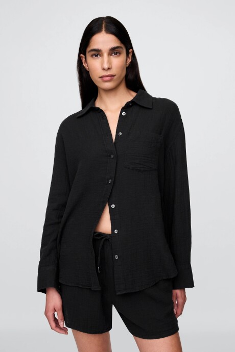 Camisa Muselina Mujer True Black
