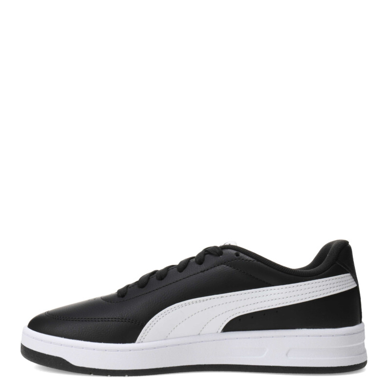 Championes de Mujer Puma Court Classic Clean Negro - Blanco