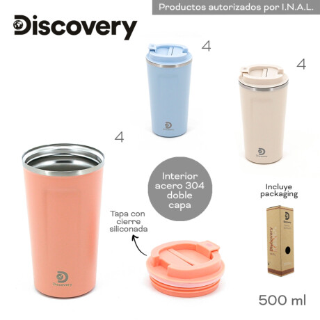 Vaso Térmico Discovery de 500 ml Rosa