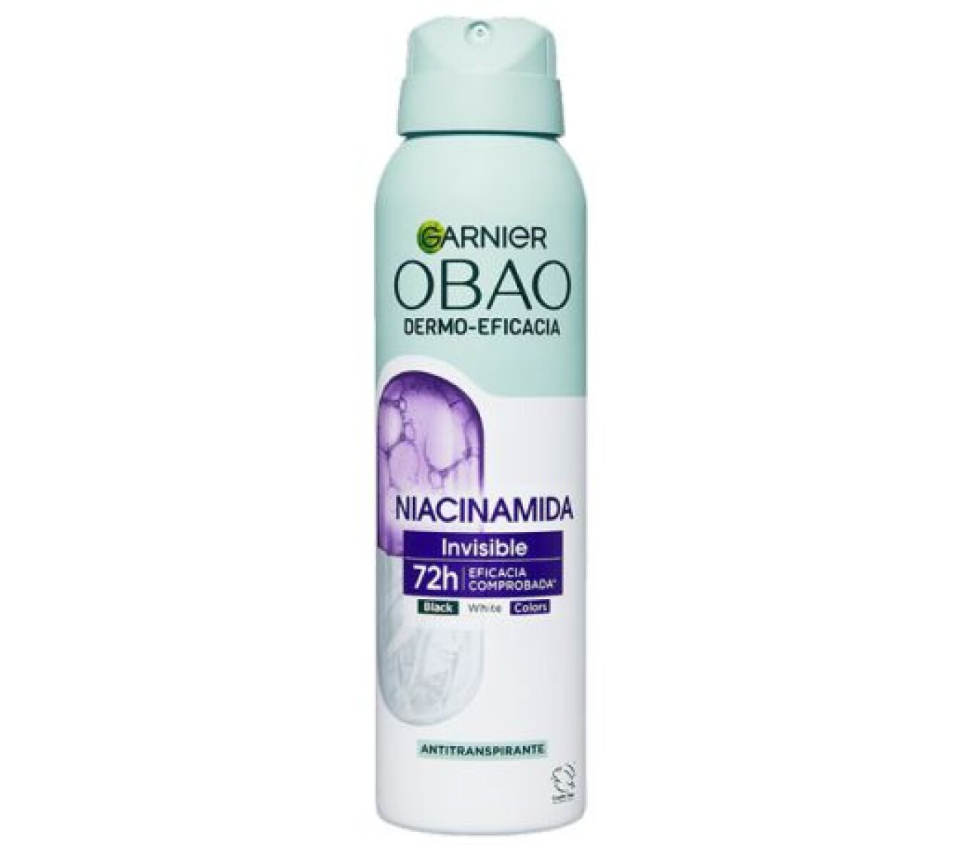 Garnier Obao Desodorante Aerosol Femenino Dermo Niacinamida 150ml – Protección y Frescura