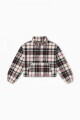 Buzo cuadros tartan NEGRO