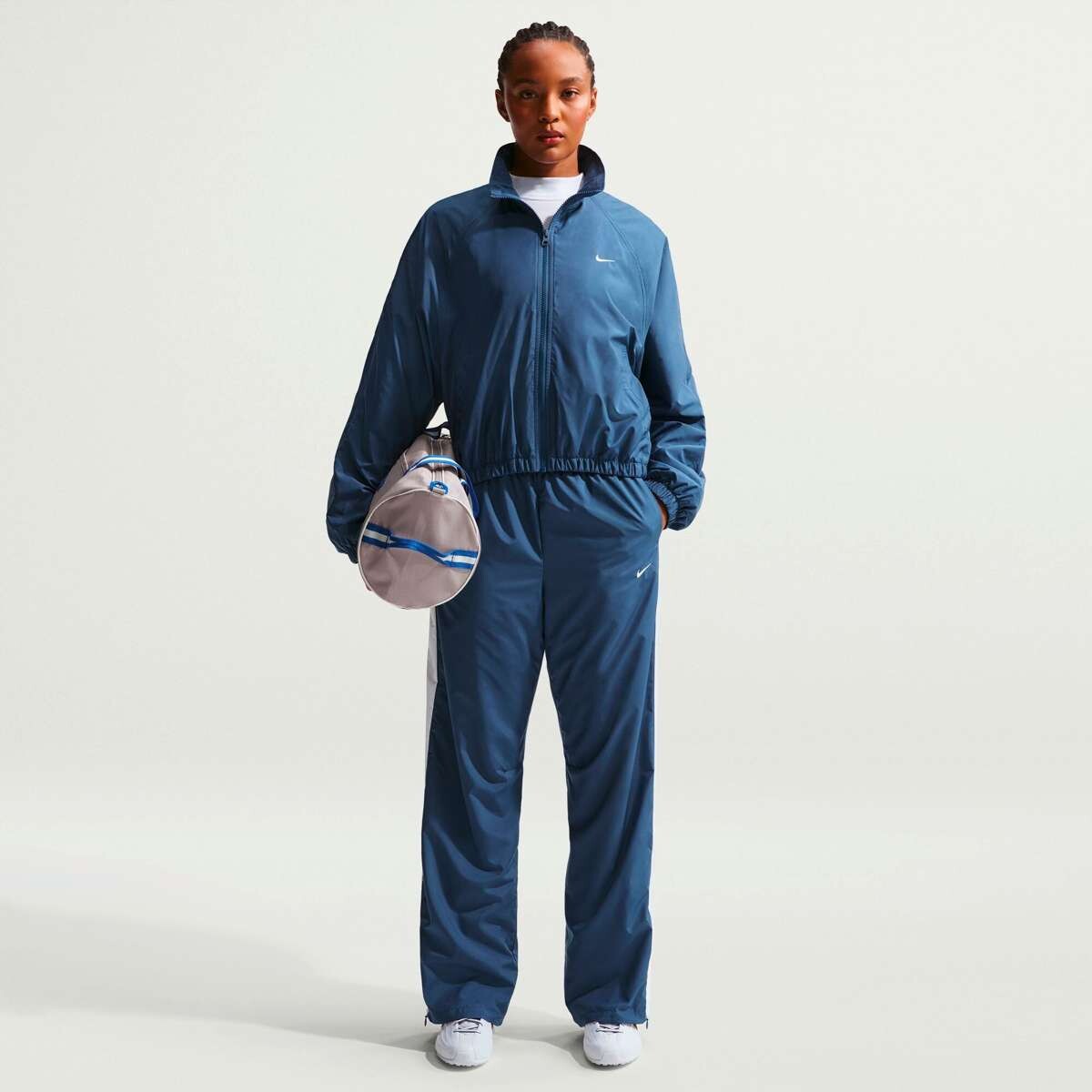 Pantalón Largo Nike Sportswear Classic De Mujer - Azul 