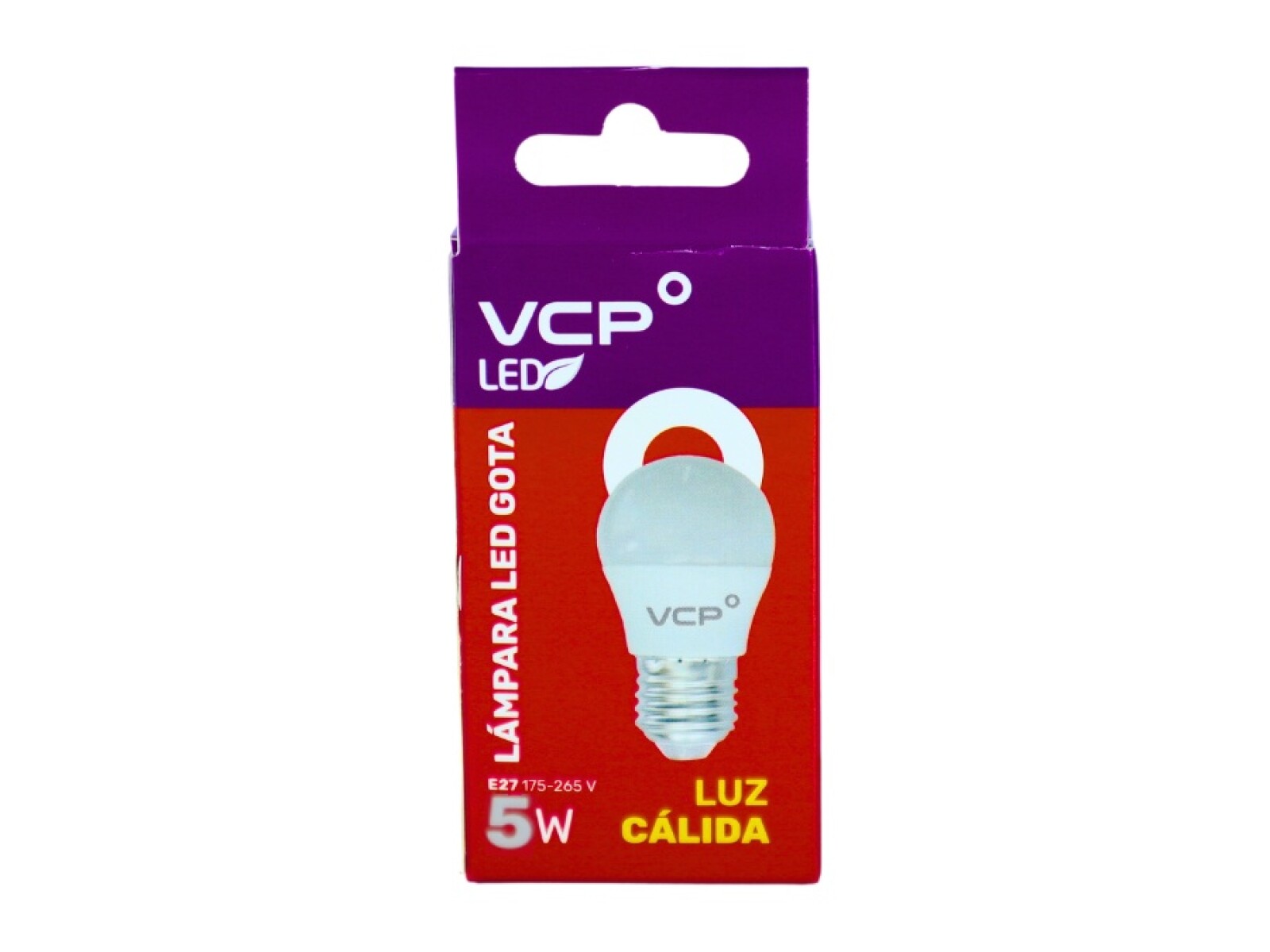 LAMPARA LED GOTA 5W E27 2700K ESME 