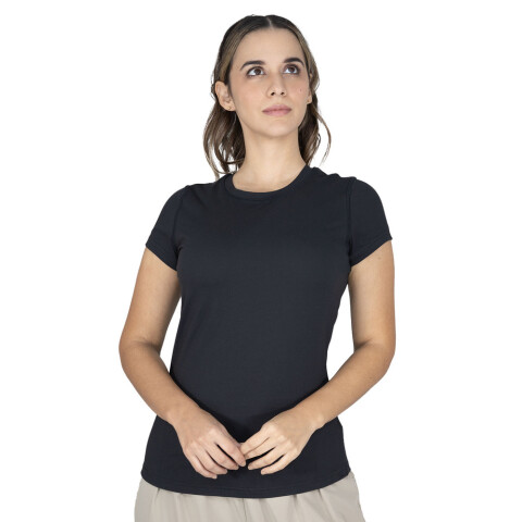 TSHIRT FEM POLY/SPX EVERLAST E-DAY BK W6 S NEGRO