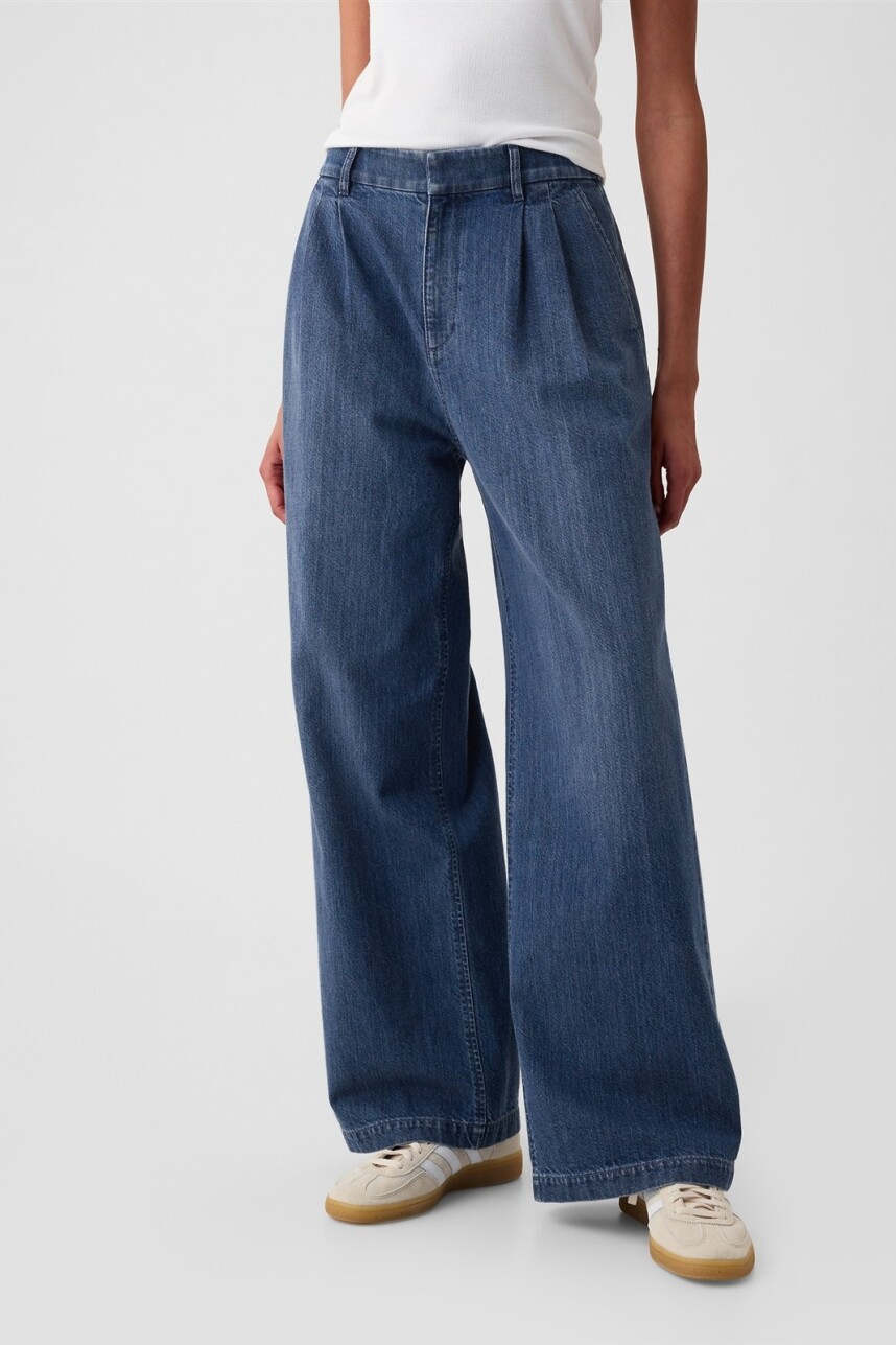 Jean 365 Trouser Tiro Alto Mujer Medium Indigo 15